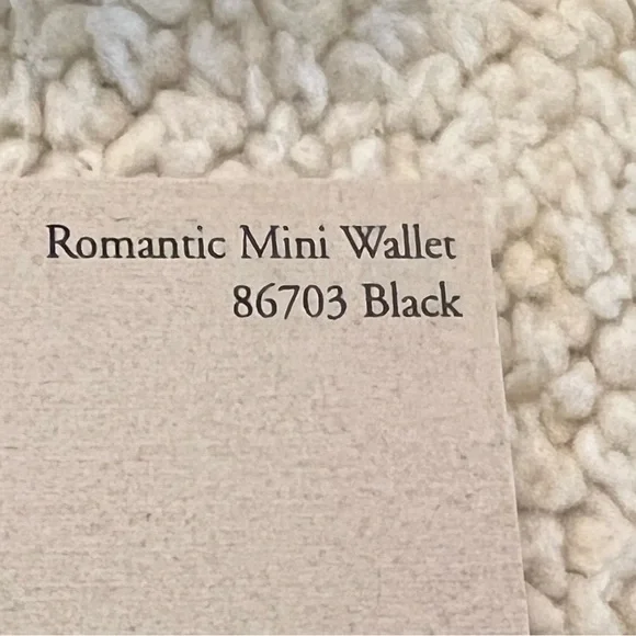 Brighton wallet Romantic Mini 86703 Black Leather no strap - Picture 10 of 10